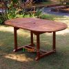 Teak Oiled Oval Ext. Table 170