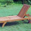 Teak Oiled Lounger