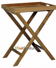 Teak Tray With Stand