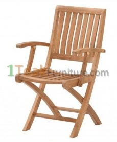 Teak Jakarta Folding Arm Chair
