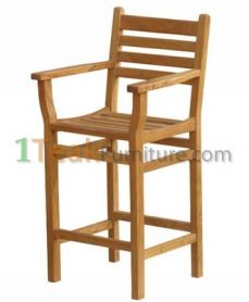 Teak Bar Arm Chair