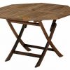 Teak Octagonal Folding Table 130